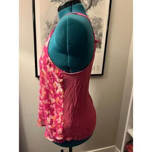Pink Butterfly Racerback Tank